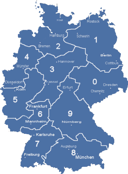 PLZ Übersicht haendler