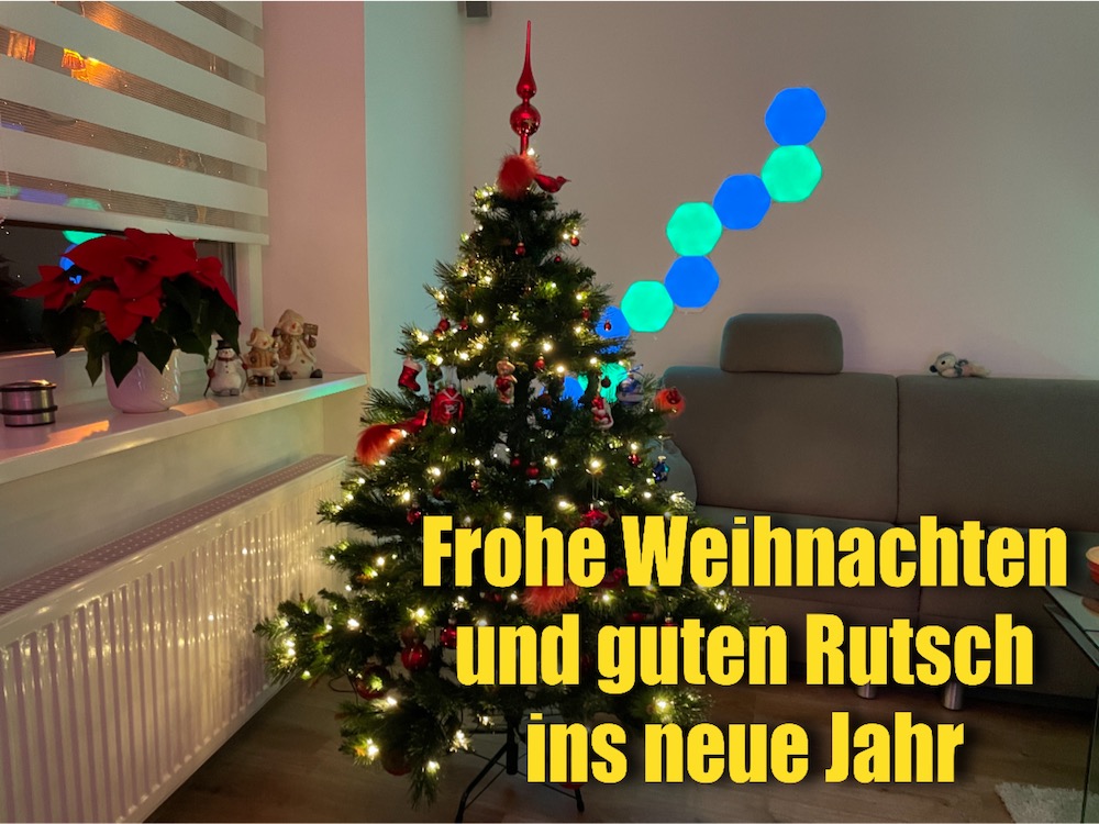 Frohe Weihnachten und einen guten Rutsch