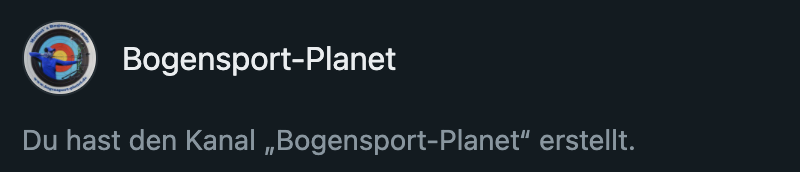Bogensport-Planet hat einen Whatsapp Kanal