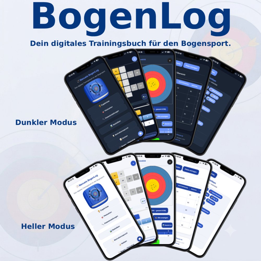 BogenLog – Dein kostenloses digitales Trainingsbuch für den Bogensport